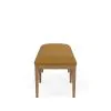 Riverside Furniture 51859 Halbrooke - Upholstered Dining Bench - Light Brown