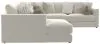 Jackson Furniture Industries 2235/37/31/59/75-16 Jackson Furniture Industries 2235/37/31/59/75-16 Ritzy - 6 Piece Modular Sectional (LSF Chaise) - Bone