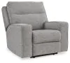 Ashley Furniture 9050313 Biscoe - Power Recliner /Adj Headrest - Pewter