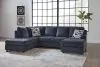 Ashley Furniture 95302S2 Ashley Furniture 95302S2 Albar Place - 2-Piece Sectional With Raf Sofa Chaise - Cobalt