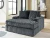 Ashley Furniture 9810515 Ashley Furniture 9810515 Midnight-Madness - Oversized Chaise - Gunmetal