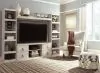 Ashley Furniture EW0267W7 Willowton - 4-Piece Entertainment Center - Whitewash
