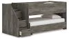 Ashley Furniture B4480B13 Frandern - Twin Over Twin Loft Bed - Gray