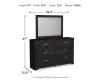 Ashley Furniture B2589B1 Ashley Furniture B2589B1 Belachime - Dresser, Mirror - Black