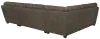 Jackson Furniture Industries 4043/30/62/76-19 Royce - 3 Piece Sectional With RSF Chaise - Brown