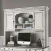 Liberty Furniture 244-HO132 Magnolia Manor - Jr Executive Credenza Hutch - Antique White