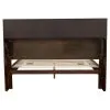 CoasterEssence 200719KE Jessica - Eastern King LED Storage Bookcase Bed - Cappuccino
