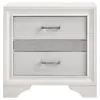 CoasterEveryday 205112 Miranda - 2-Drawer Nightstand - White