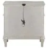 CoasterElevations 223392 Evangeline - 3-Drawer Nightstand - Silver Oak