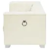 CoasterElevations 505392 Chaviano - Upholstered Track Arm Loveseat - Pearl White