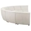 Coaster Fine Furniture 551300 Charlotte - 8 Piece Upholstered Modular Sectional Sofa - Ivory