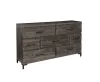 Samuel Lawrence Furniture S826-010 Austin - 7 Drawer Dresser - Dark Brown