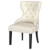 Coaster Fine Furniture 115572 Baney - Fabric Upholstered Dining Side Chair - Beige And Black