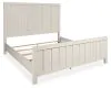 Benchcraft® B683B6 Shaybrock - King Panel Bed - Antique White