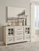 Benchcraft® B683-31 Shaybrock - Dresser - Antique White / Brown