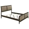 Coaster Fine Furniture 224421KEB1 Wilkes - King Headboard, Footboard & Slats, Box 1 of 2 - Dark Cocoa