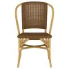 Coaster Fine Furniture 109122 Lexley - Woven Rattan Dining Side Chair (Set of 2) - Brown