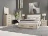 Riverside Furniture 78269 Alexis - 3-Drawer Nightstand - Latte Essence