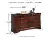 Ashley Furniture B376-31 Alisdair - Dresser - Reddish Brown