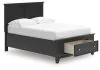 Ashley Furniture B687B22 Ashley Furniture B687B22 Lanolee - Full Panel Storage Bed - Black