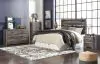 Ashley Furniture B211/31/36/46/58/92/B100-66 Ashley Furniture B211/31/36/46/58/92/B100-66 Drystan - 6 Pc. - Dresser, Mirror, Chest, King Panel Headboard, Nightstand, Bed Frame - Dark Gray