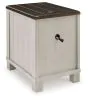 Ashley Furniture T796-7 Darborn - Chair Side End Table - Gray / Brown