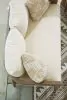 Ashley Furniture P671-835 Serene Bay - Loveseat With Cushion - Dark Brown / White