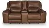 Ashley Furniture PCU6260718 Ashley Furniture PCU6260718 DeepWakes - Power Reclining Loveseat / Console / Adjustable Headrest - Canyon