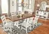 Ashley Furniture D546/35/01(6)/60 Valebeck - 8 Pc. - Dining Room Table, 6 Side Chairs, Server - White / Brown