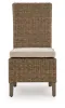Ashley Furniture PCP790-601 Laguna Heights - Side Chair With Cushion (Set of 2) - Beige