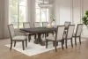 New Classic D403B-20 Augusta - Upholstered Side Chair (Set of 2) - Rustic Brown