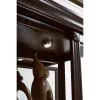 Pulaski Furniture 21459 PFC Curios - Locking Slide Door 5 Shelf Curio Cabinet - Deep Cherry Brown