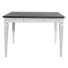 Liberty Furniture 417-GT5454 Allyson Park - Counter Height Leg Table - Wirebrushed White / Charcoal