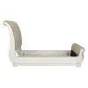 Liberty Furniture 520-BR-CSL Abbey Park - California King Sleigh Bed - Antique White