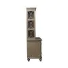 Liberty Furniture 412-HO131 Simply Elegant - Credenza Hutch - Heathered Taupe