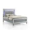 New Classic 02-9698S-400 New Classic 02-9698S-400 Valentino - 4/6 Full Bed - Silver