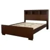 CoasterEssence 200719KE Jessica - Eastern King LED Storage Bookcase Bed - Cappuccino