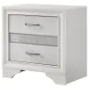 CoasterEveryday 205112 Miranda - 2-Drawer Nightstand - White