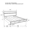 CoasterEveryday 206361KW Miranda - Wood California King Storage Panel Bed - Black