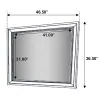 CoasterEveryday 206364 Miranda - Dresser Mirror - Black