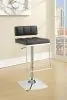 CoasterEssence 100194 Alameda - Adjustable Bar Stool - Chrome And Black