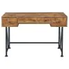 CoasterEveryday 801541 Analiese - 3-Drawer Writing Desk - Rustic Nutmeg