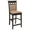 Coaster Fine Furniture 100438-S5A Gabriel - 5 Piece Square Counter Height Dining Set - Cappuccino