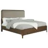 Coaster Fine Furniture 223321KE Maderia - Upholstered Eastern King Panel Bed - Walnut