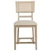 Coaster Fine Furniture 109389 Kailani - Radio Weave Cane Counter Dining Side Chair (Set of 2) - Beige Oak