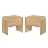 New Classic 30-T3518N-2ET New Classic 30-T3518N-2ET Mara - One Drawer End Table / Bedside Table (Set of 2) - Natural