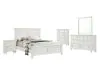 New Classic 02-044W-15C New Classic 02-044W-15C Tamarack - Eastern King 5 Piece Bedroom Set (Bed, Dresser, Mirror, Nighstand, Chest) - White