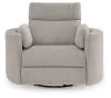Benchcraft® 6860561P ModMax Luxe - Swivel Glider Power Recliner - Flint