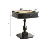 ACME AC82846 Bishop - Wood Game Table - Black