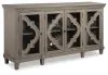 Ashley Furniture A4000037 Fossil Ridge - Accent Cabinet - Gray